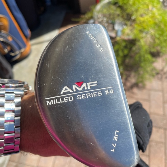 Amf Golf Putter Lie 71 in right hand with head cover and Italy - Picture 2 of 10